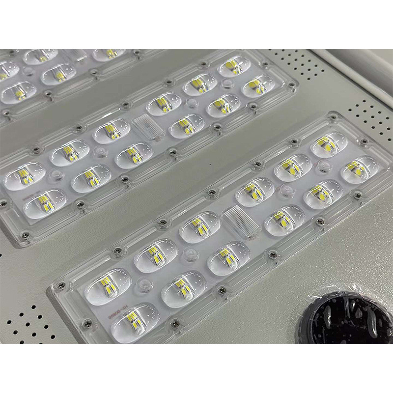 Lámpara de calle LED solar Comercio exterior exclusivo para la lámpara de calle solar integrada lámpara de calle plana clásica fábrica al por mayor