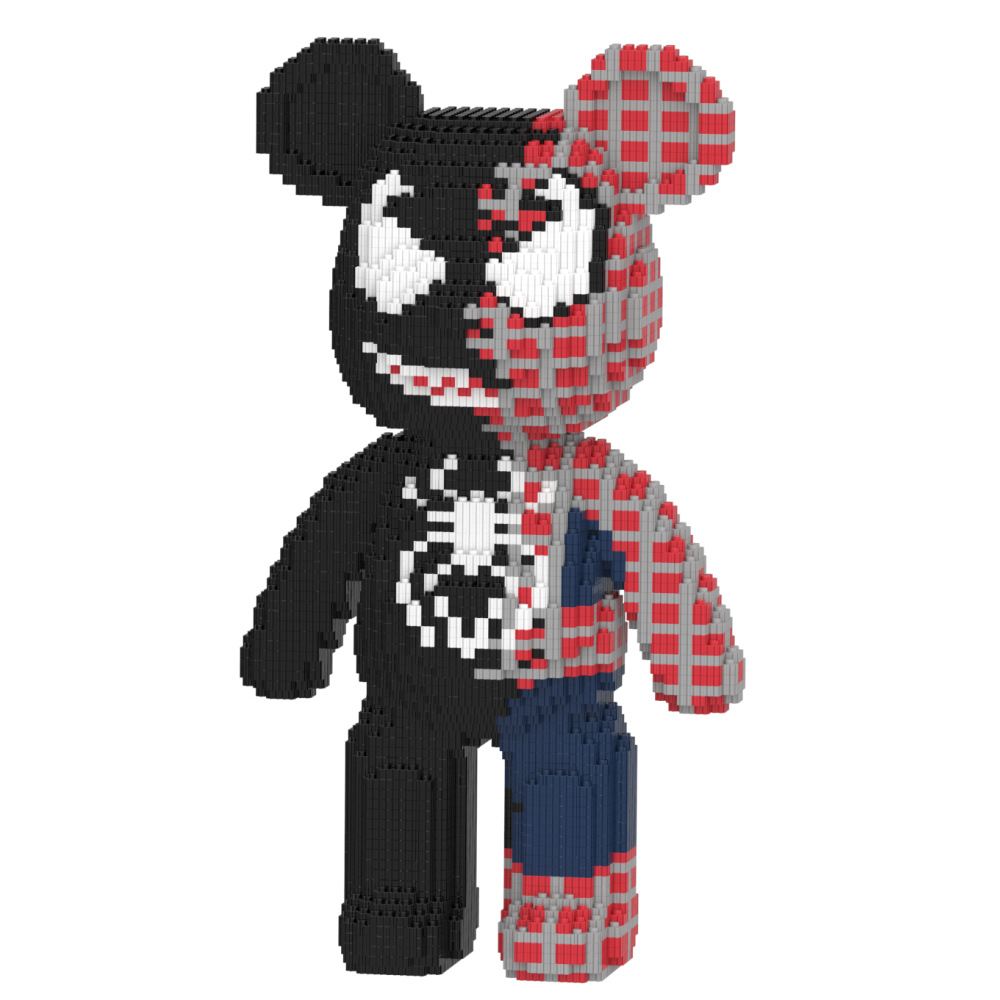 Bloques de Construcción DUZ Super Big Bear, Serie de Bloques de Construcción, Bloques de Construcción de Partículas Pequeñas, Adornos