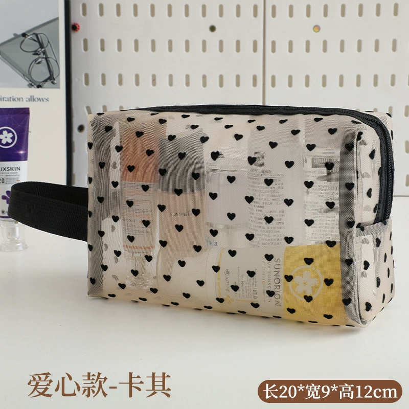 Брендовая портативная косметичка для путешествий, прозрачная помада, organizer bag, японский и корейский