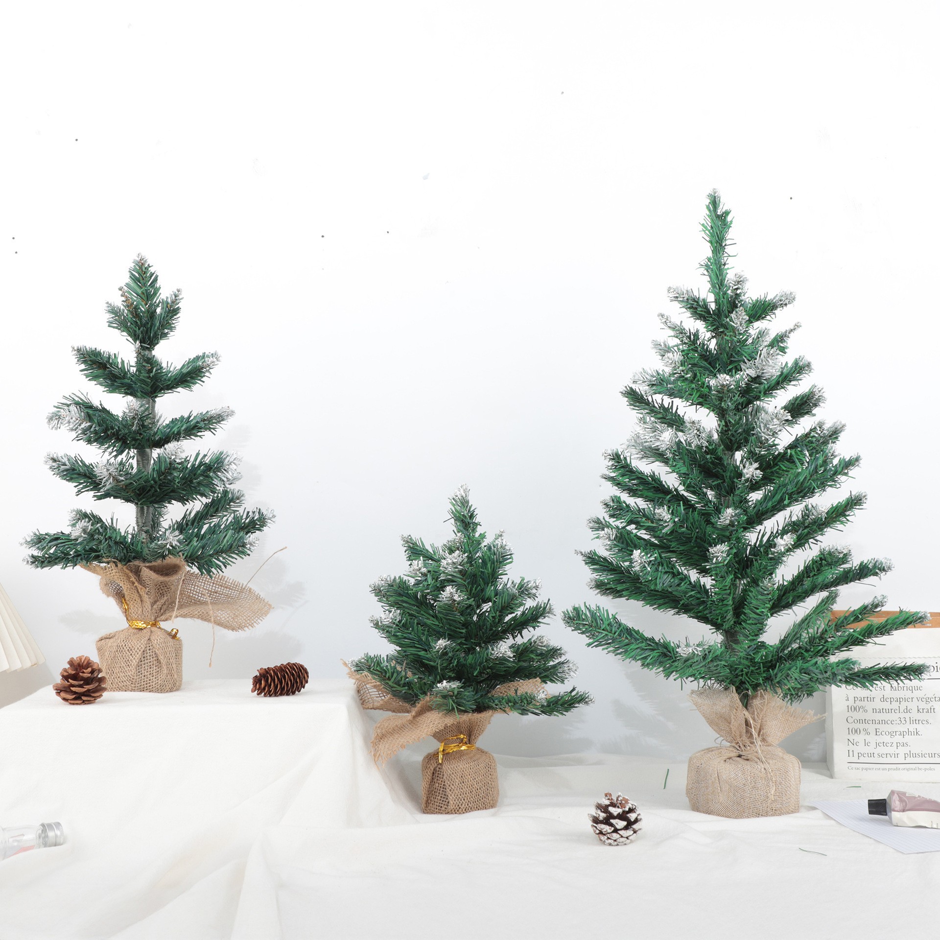 现货批发桌面摆件迷你小圣诞树家用圣诞节场景布置礼圣诞节小树