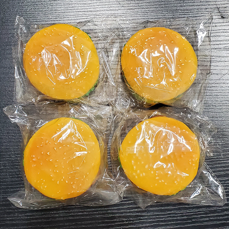 P Amazon recomienda Hawo sonido para mascotas Burger Dog Toy-juguete en forma de Mascota de vinilo Bola de sonido de juguete