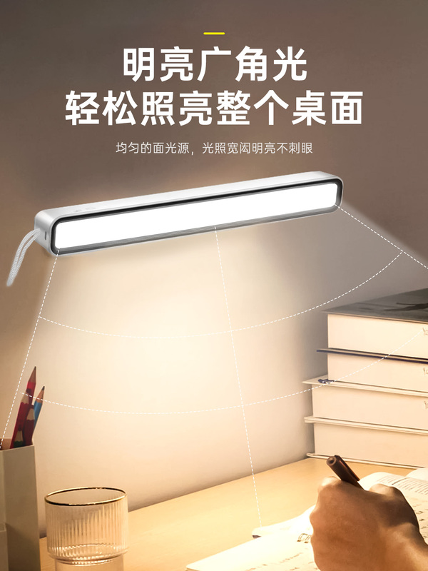 ♔ Led Desk Lamp for Eye Protection, Magnetic Ceiling-Mounted Desk Reading Lamp, Cool Lamp for College Students' Dormitories