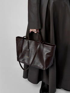 (Cross-border trading), retro capacious leather shoulder bag one shoulder, genuine leather