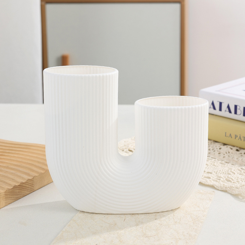 人気のパイナップル柄プラスチック装飾水波模様花瓶、落下防止麻紐付き折り紙花瓶、リビングルーム用軽奢装飾品