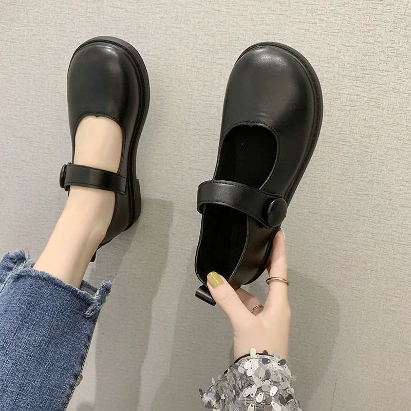 Мэри Джейн японские JK маленькие кожаные туфли для студенток универсальные ретро в британском стиле 2020 новинка весна-лето тонкий стиль