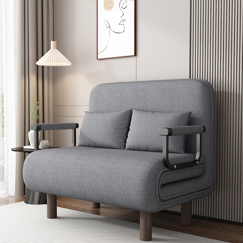 Folding Sofa Bed Sofa All-In-One Single Double Multi-Functional Living Room Lunch Break Modern New Fashion Lounge Chair