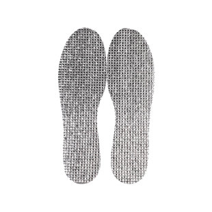 Adult aluminum foil cotton felt insole warm moisture-proof soft and comfortable sweat-absorbent breathable winter universal fleece-lined whole insole