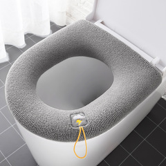 手提げトイレマット秋冬厚手平紋ニット保温トイレカバーアニメカラー清新トイレマット卸売り