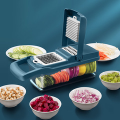 Multifunctional vegetable cutting artifact household potato peeling dicing device kitchen shredded radish grater slicer