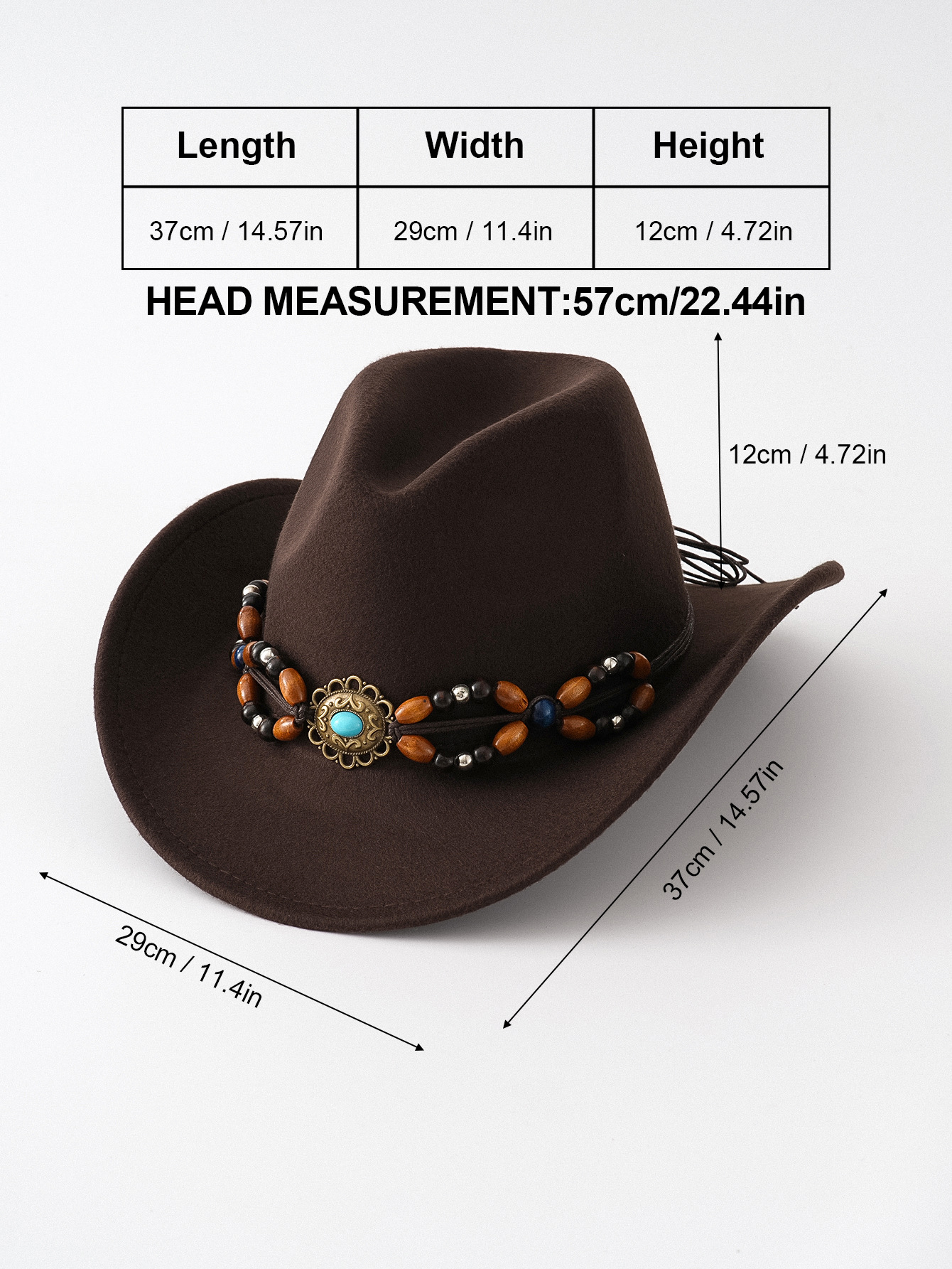 Cappello fedora in feltro stile retro britannico a tesa larga_voghion.com