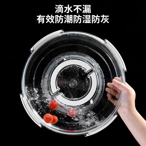 Rotating fruit plate living room divided melon seeds new year's nut candy box divided snacks multi-grid five-grid square dried fruit plate