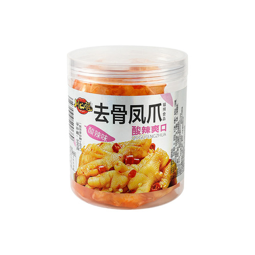 Chuan Kou Fu Lemon Acid Spicy Boneless Chicken Feet Pickled Chicken Snacks 500g Canned Manufacturer Wholesale Shipping