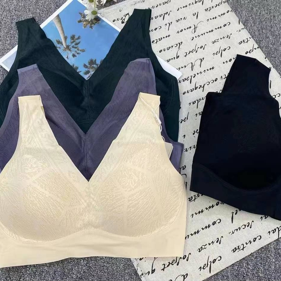 Nueva taza fija sin marcas de alta calidad chaleco de dama sin anillo de acero bra de yoga ropa interior deportiva mujer al por mayor