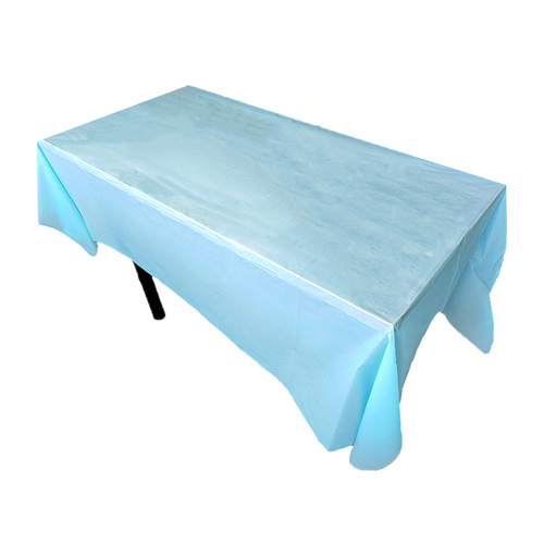 Disposable peva tablecloth waterproof and oil-proof plastic thickened square tablecloth birthday party decoration tablecloth
