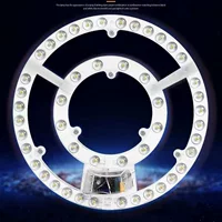 Светодиодный потолочный светильник, замена фитиля, модуль источника света вентилятора, замена потолочного светильника, круглая пластина лампы, 18 Вт, фитиль потолочного светильника