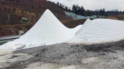 高温造雪机、夏季赤道出雪、19万