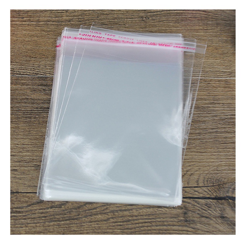 OPP bolsa de ancho 11*20 bolsa de embalaje de regalo engrosada bolsa de plástico transparente calcetines bolsa de sellado bolsa autoadhesiva