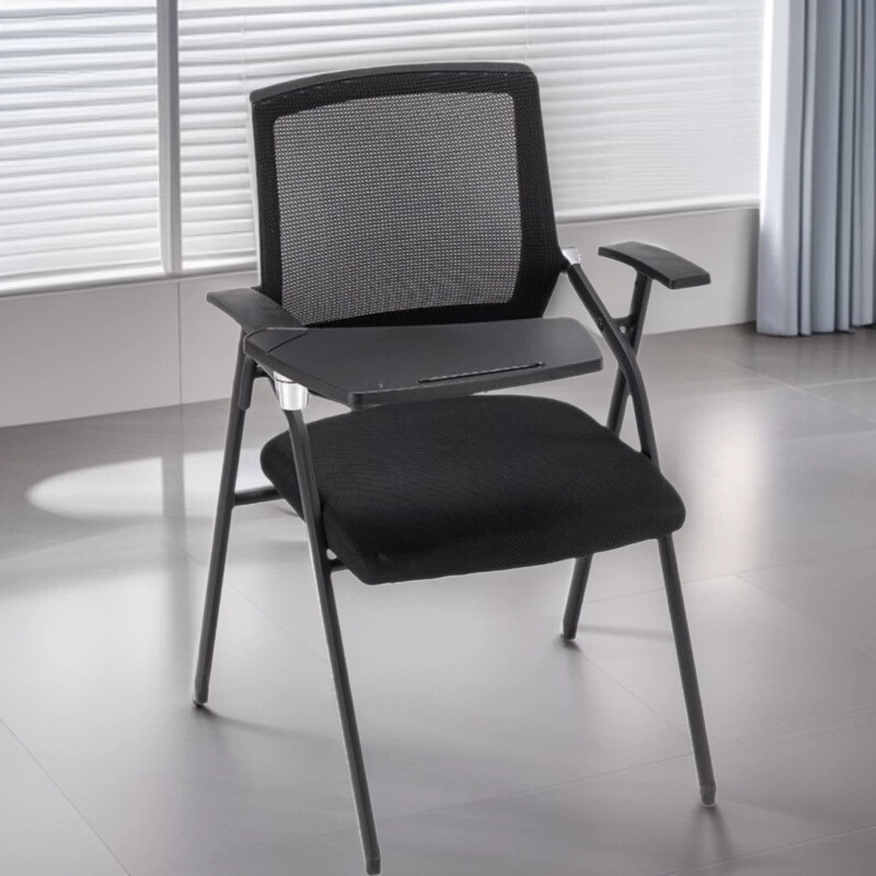 Folding Training Chair with Table Board and Writing Board, Integrated Table and Chair for Conference Rooms, Training Classes, Meetings, and Office Use, Practical and Comfortable Chair Folding Training Chair with Table Board and Writing Board, Integrated Table and Chair for Conference Rooms, Training Classes, Meetings, and Office Use, Practical and Comfortable Chair