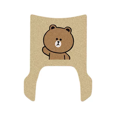 Battery Vehicle Pedal Pads, Waterproof — Electric vehicle foot mat - tai-ling-super-6-flowers-brown-bear