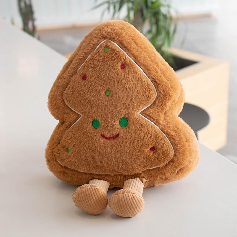 INSクリスマス装飾抱き枕クリスマスツリー人形ソファークッション姜パイ人ヘラジカ子供女子プレゼント|undefined