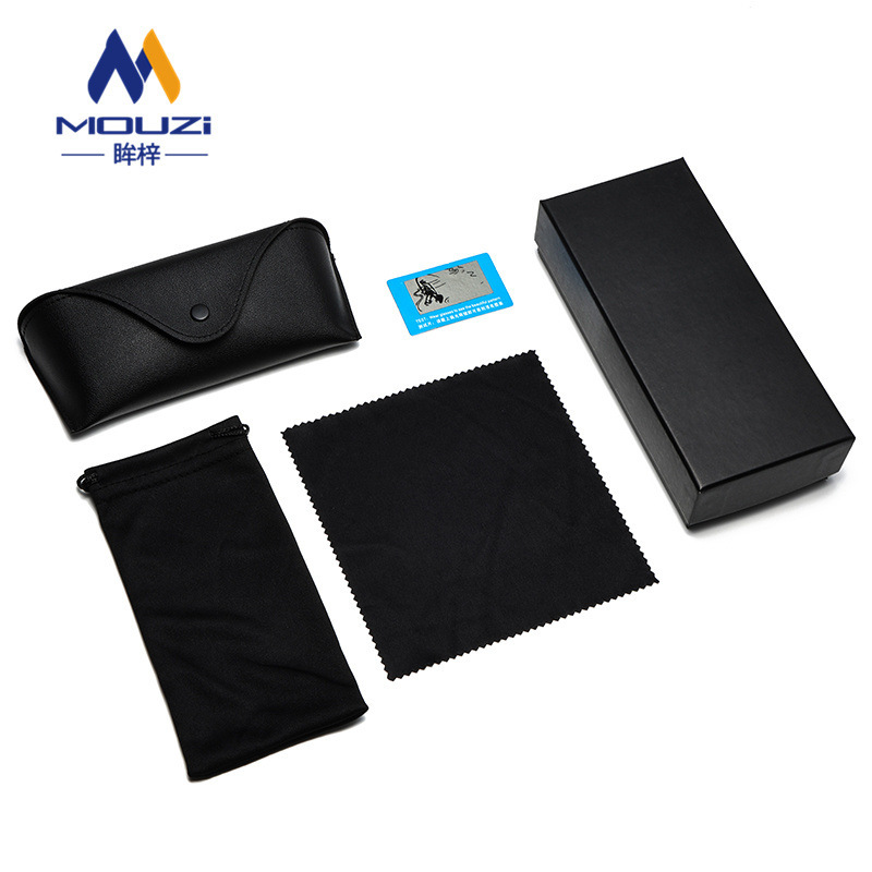 New leather glasses box portable storage box high-end glasses bag fashion sunglasses bag men's and women's sunglasses box