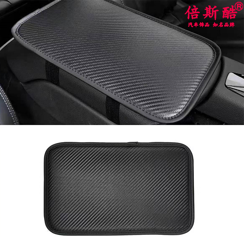 Car Armrest Box Pad Armrest Pad Winter Central Decoration Armrest Gloves Memory Foam Armrest Box Set Car Supplies