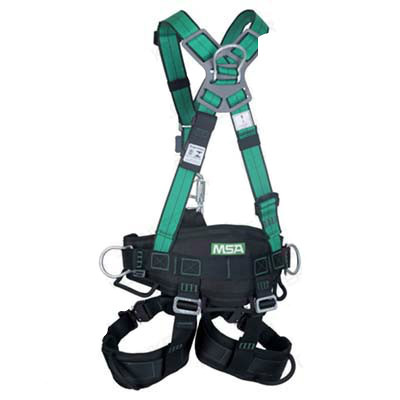 MSA/梅思安 10154706智巧星救援安全带 大号/绿色 V型聚酯材质