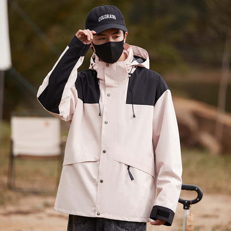 春秋新款冲锋衣三合一男女同款防泼水可拆卸抓绒衣登山服外套定制|undefined