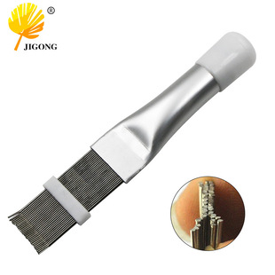 Stainless steel fin comb air conditioner fin condenser comb refrigeration repair tool air conditioner blade cleaning brush