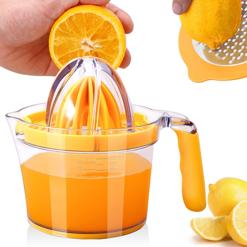 Multifunctional manual juicer four-in-one kitchen gadget home orange juicer lemon fruit juicer Multifunctional manual juicer four-in-one kitchen gadget home orange juicer lemon fruit juicer