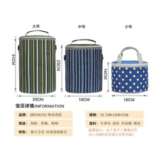 Round Lunchbox Bag Handbag Tote Aluminium Foil Thickened跨境