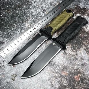 Gobobel Infantry Outdoor Tactical Field Survival Straight Knife Collection Defense Portable Knife Outdoor Knife