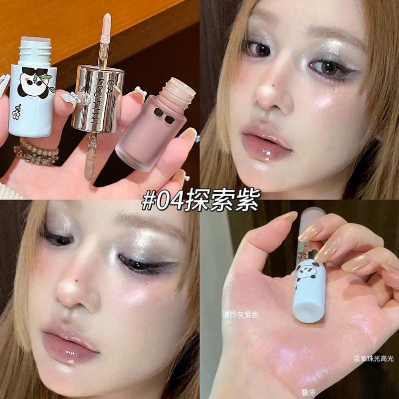 Cappuvini doble cabeza esmalte multipropósito brillante natural blush líquido sombra de ojos reparación barata maquillaje de estudiantes productos nacionales