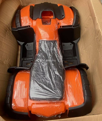 Set, All Plastic Parts, Main | Motorcycle frame - orange