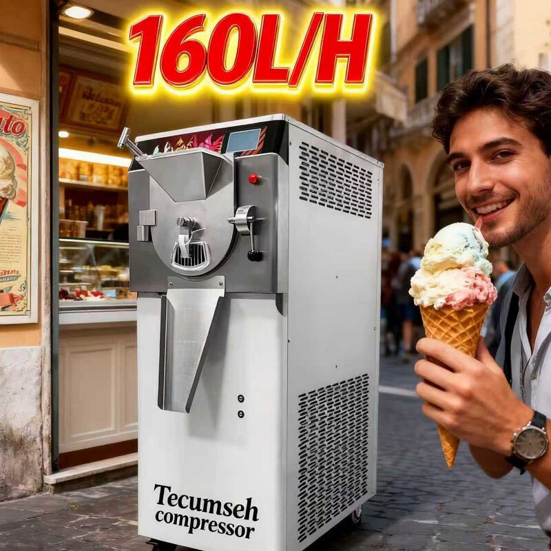 Large Ice Cream Machine Equipment Fully Automatic 40 Liter Cylinder Shipped from Source Factory Large Output Ice Cream Machine Large Ice Cream Machine Equipment Fully Automatic 40 Liter Cylinder Shipped from Source Factory Large Output Ice Cream Machine
