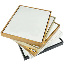 免装油画外框含带细纹亚麻空白布框 手绘油画框 相框厂家L形油画