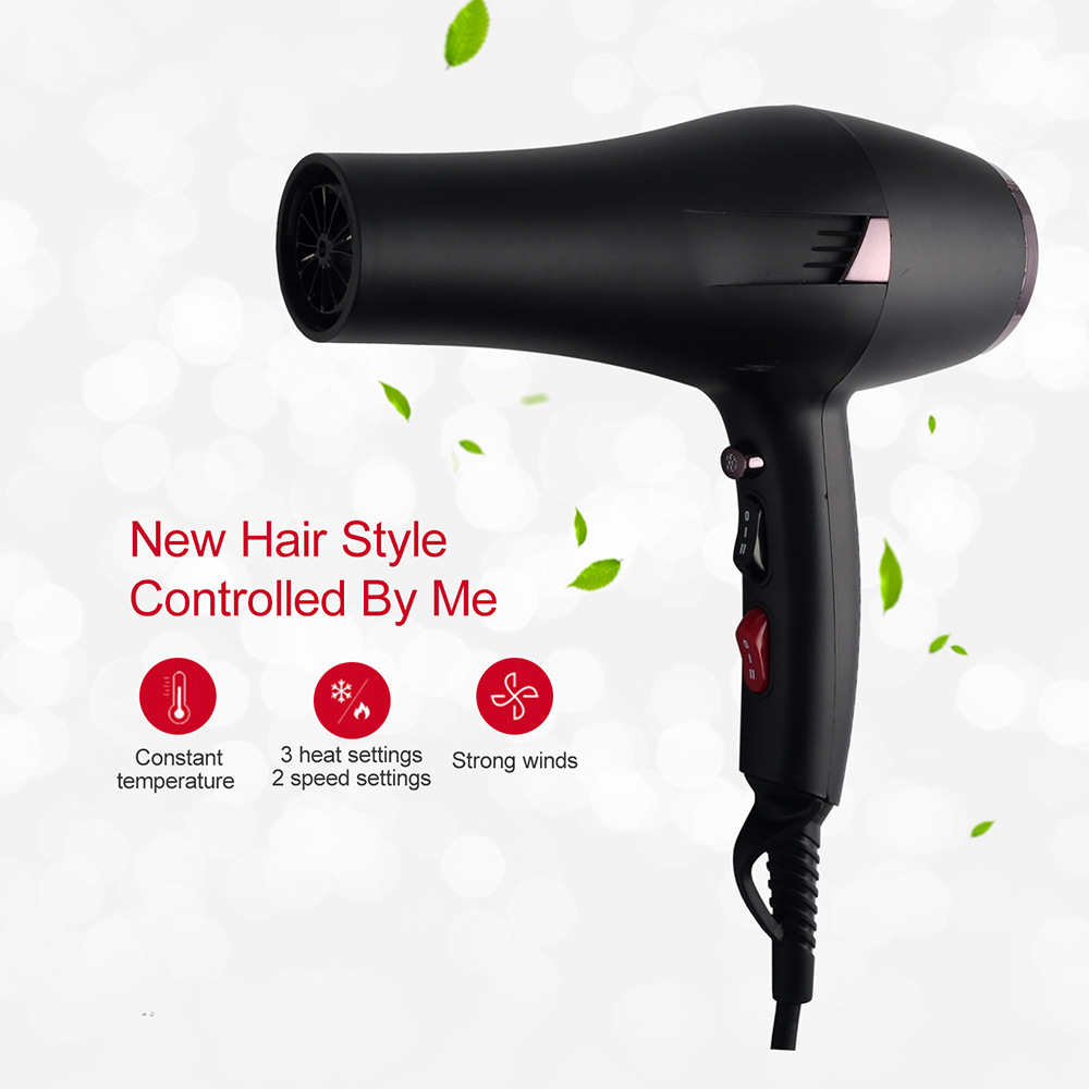 Cross-border 2000W Hair Dryer High Power...