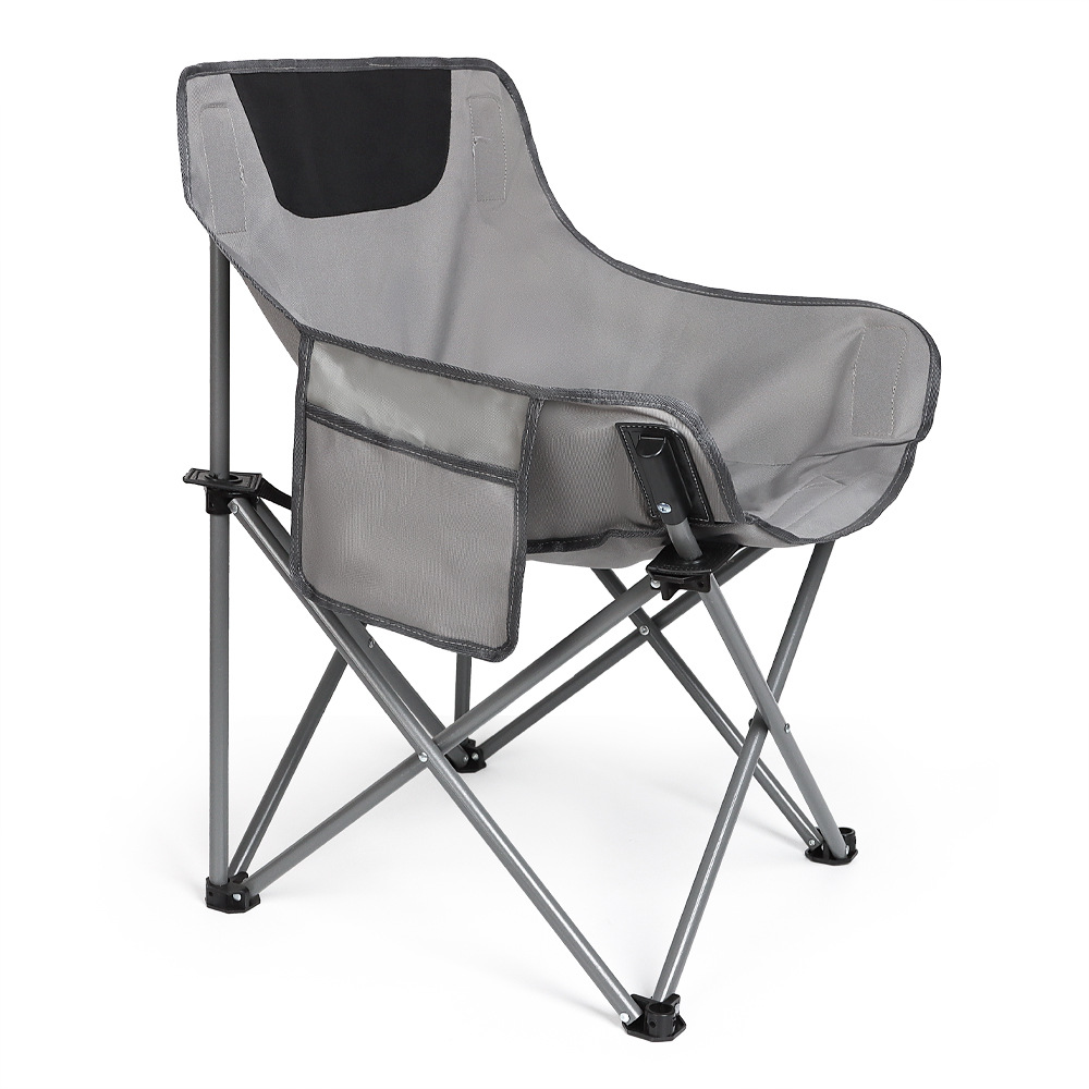 休闲露营折叠椅子户外便携式超轻月亮椅野营写生舒适靠背椅