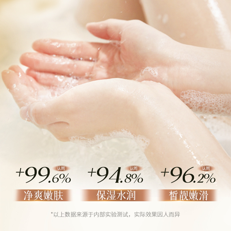 Loción de baño de fragancia de aminoácidos de Shangduo, limpieza profunda, hidratación, perfume, crema de baño de gran capacidad. image 5