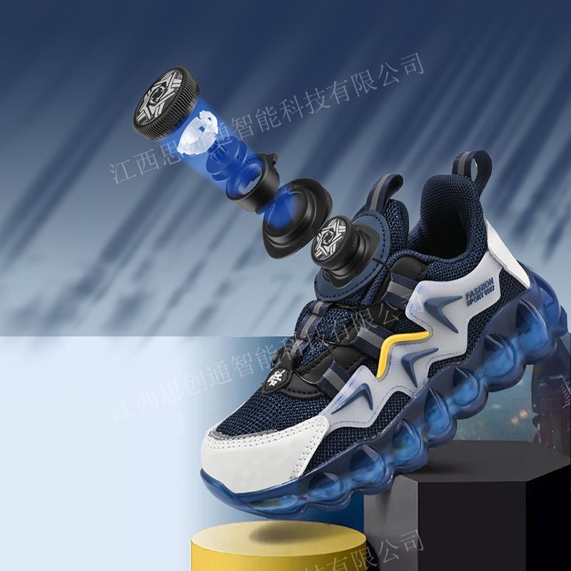 Hebilla giratoria del zapato cordón perezoso automático sin cordones simple práctico adulto niños esencial 501