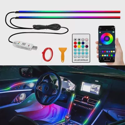 Cross-Border Exclusive Supply of Car Other lights - three-control-app-remote-control-110cm2-drag-two