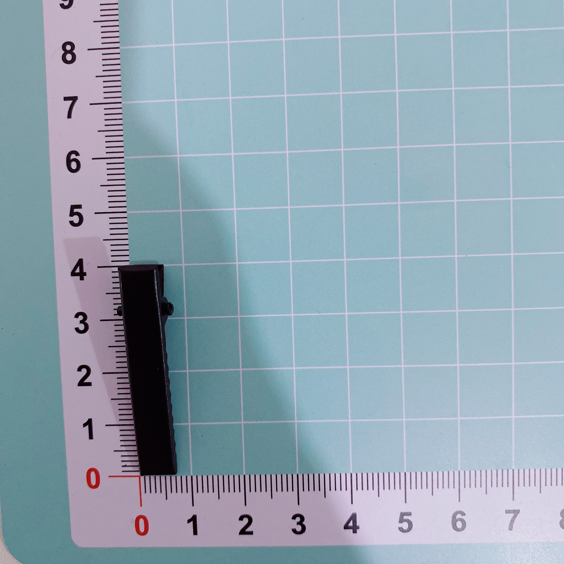 4cm 블랙 (사각형 머리핀)