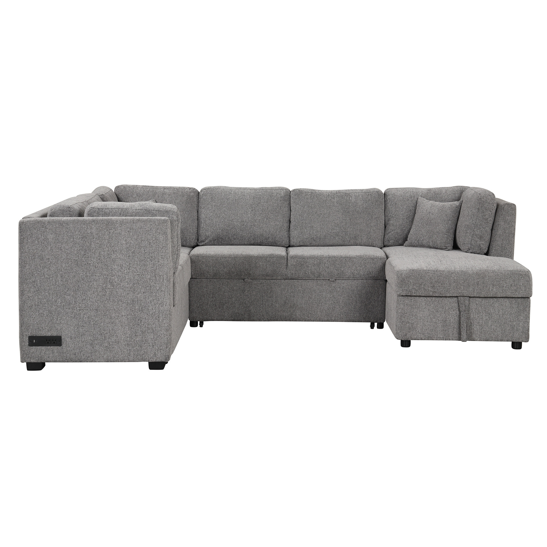 Cream Sands moderna mini sala de estar ultra ancha sentada profunda línea recta suave plum mat sofá de tela