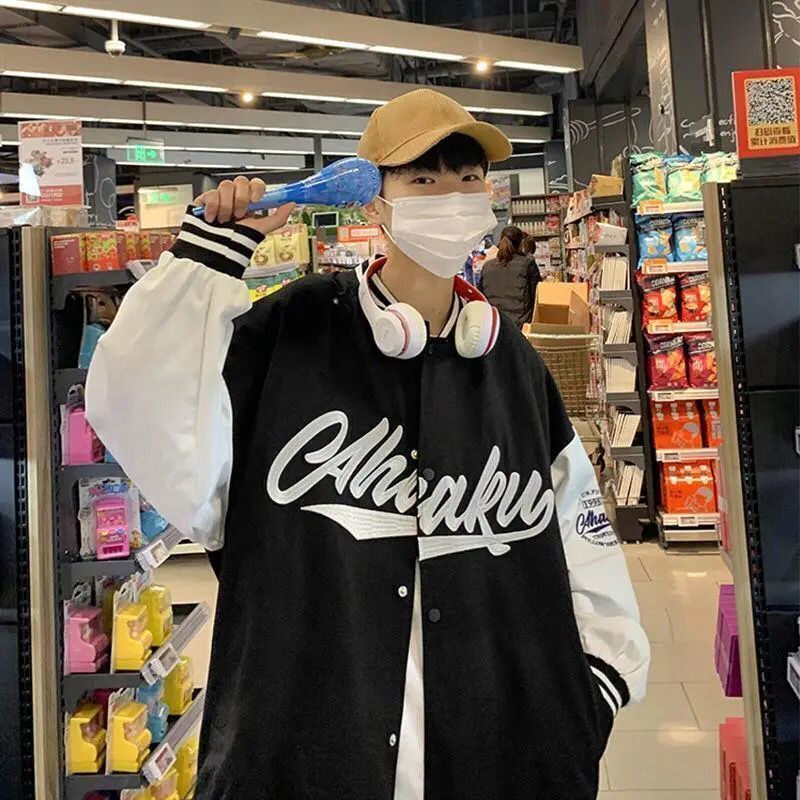 2023 New Spring & Fall Thin Versatile Baseball Uniforms for Men and Women Ins Korean Style Loose Hong Kong Style Retro Jackets for Men