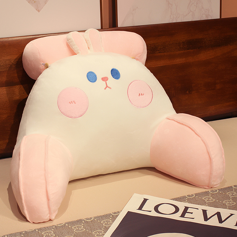 Bolsillo de cabecera de cama grande respaldo almohada de cama para niños almohada de lectura almohada de cintura sofá almohada de dormitorio almohada estudiante