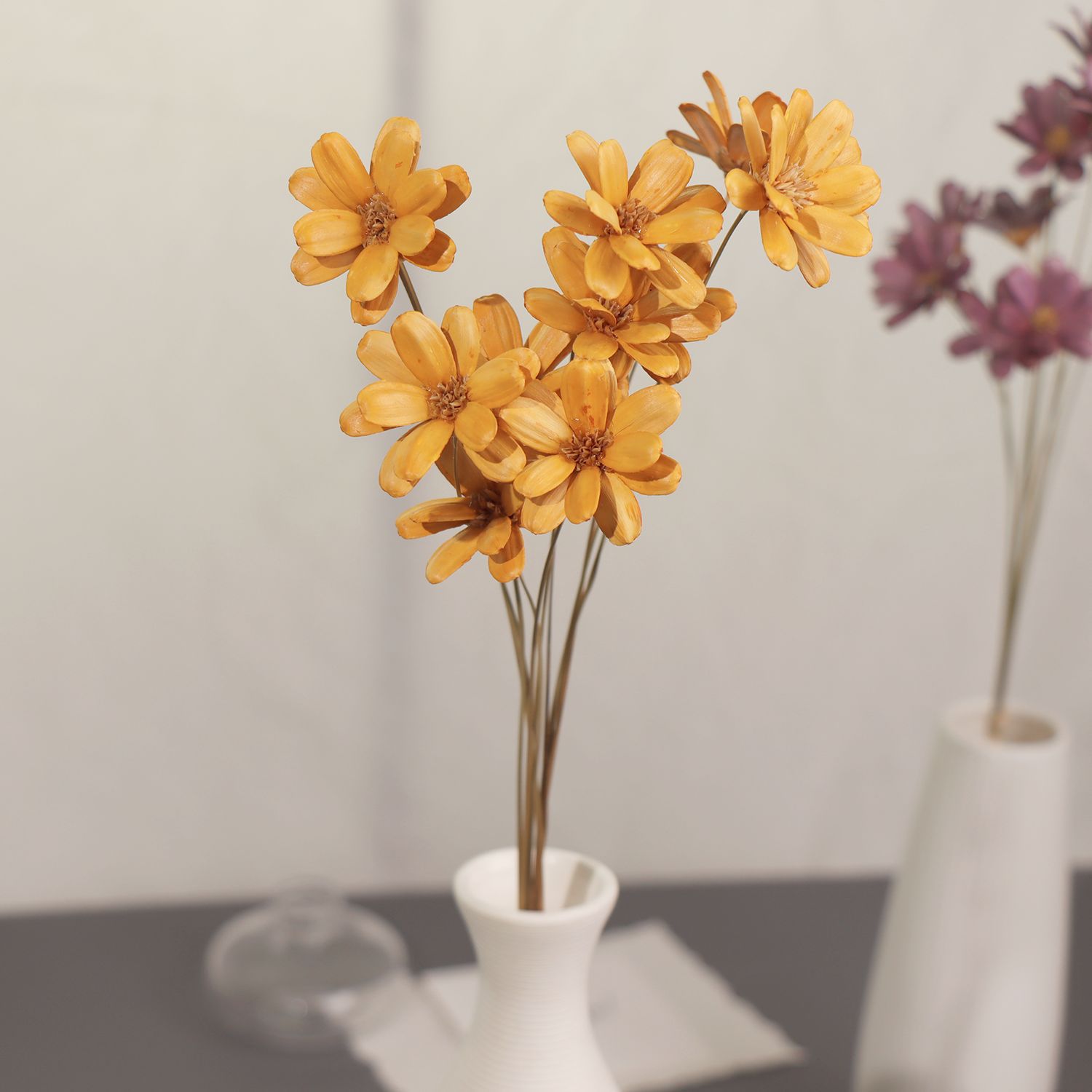 Semillas de melón hechas a mano pequeñas flores secas semillas de melón cáscara colorida flores inmortales fábrica Yunnan al por mayor Día de la Madre 520