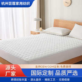 亚马逊跨境竹纤维床笠防水隔尿床垫保护套绗缝床罩厂家直供防尘罩
