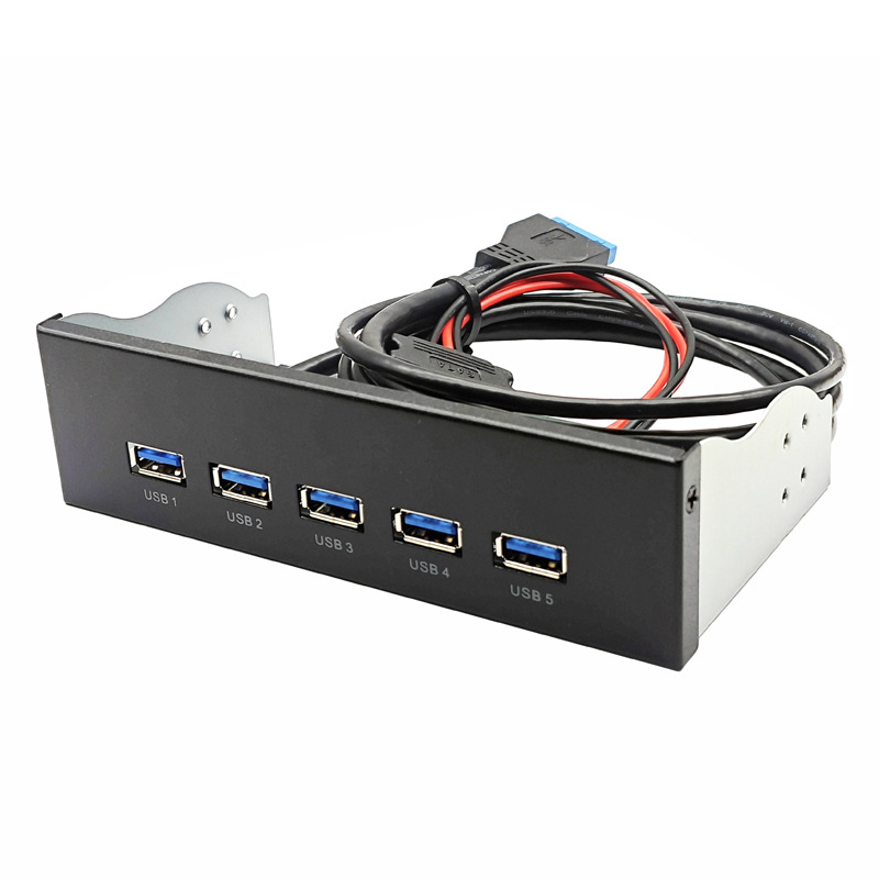 �¿�USB3.2����λ5�� GEN1 5Gǰ��HUB��չ5.25��������19PIN
