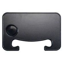 Car table board Car Dinner Plate Steering Wheel - matte-black