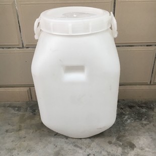 25L Chemical Plastic Square Barrel Thickened Stacking Barrel 25kg Square Barrel Food Grade 25kg Waste Liquid Chemical Barrel